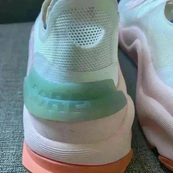 Sorel KINETIC RNEGD FLOAT Sneakers Women's Shoes Size 9.5 CHALK / ERASER PINK - Picture 4 of 10